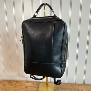 Elegant Black Women’s Vegan Leather Backpack